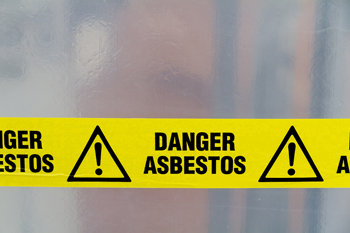 Asbestos removal danger warning